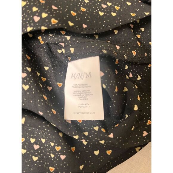 CAbi Eros blouse style # 4154 heart print sz Medium - Picture 4 of 4